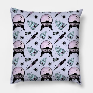 Pastel Witchy Pattern Pillow