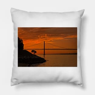 Bridge Under Sunset Sky - 1 © Pillow
