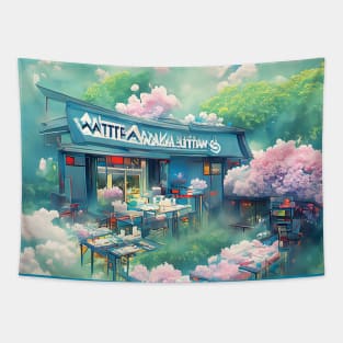 Japanese Cute High Tea Cafe Hopping Coffee Treats Lofi Chilling Hiphop Lover Tapestry