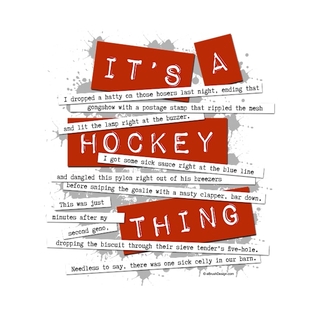 Hockey Slang by eBrushDesign