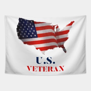 U.S. VETERANS Flag Tapestry