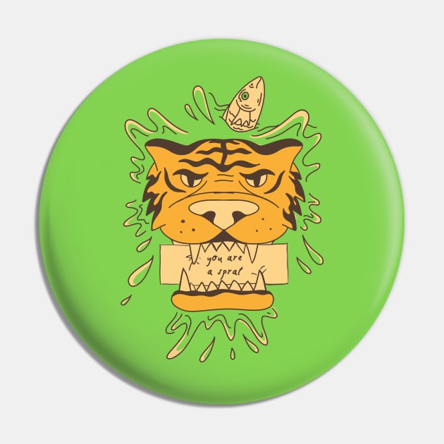 Tiger Sprat Pin by k8_thenotsogreat