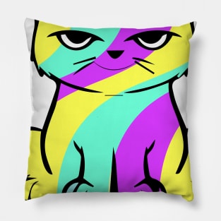 cats lover smart cat,funny cat Pillow