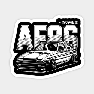 AE86 Trueno (White Print) Magnet