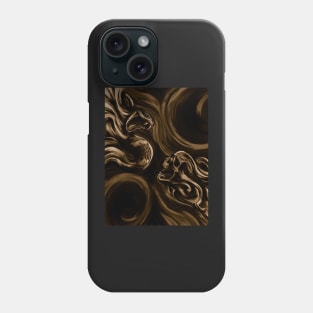 Skull & Snake (sepia) Phone Case