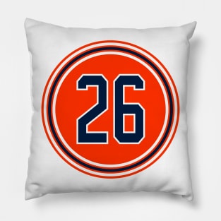 A Name Alan Quine on the Edmonton Oilers Pillow