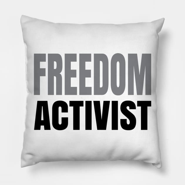 Freedom Activist | Civil Rights Activist Pillow by UrbanLifeApparel