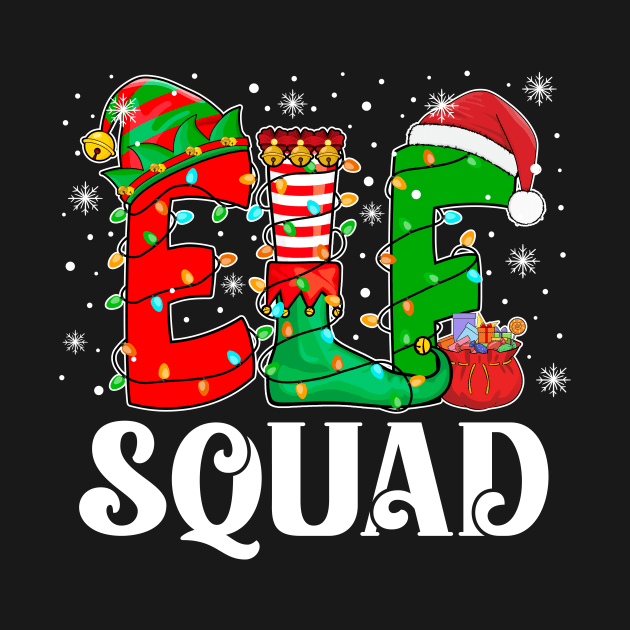 Elf Squad Christmas Matching Family by antrazdixonlda