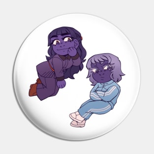 Violets v2 Pin