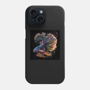 Rainbow Betta fish Phone Case