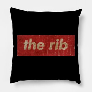 THE RIB - SIMPLE RED VINTAGE Pillow