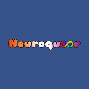 Neuroqueer lesbian flag infinity neurodivergent autistic pride T-Shirt