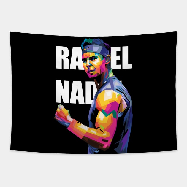 Rafael Nadal Tapestry by Wijaya6661