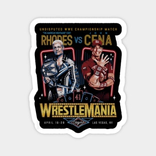 Cody Rhodes Vs. John Cena Wrestlemania 41 Magnet