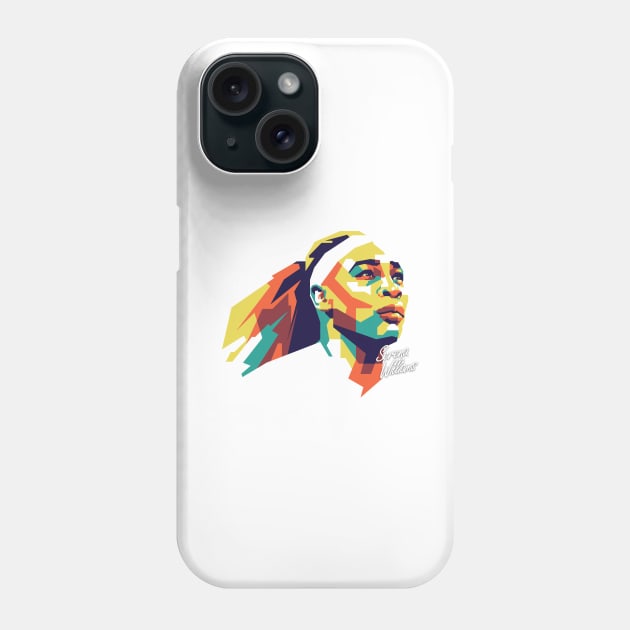 Serena Williams on wpap art #2 Phone Case by pentaShop