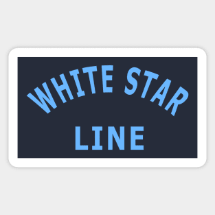 Large 6 White Star Line Sticker Titanic First Class 