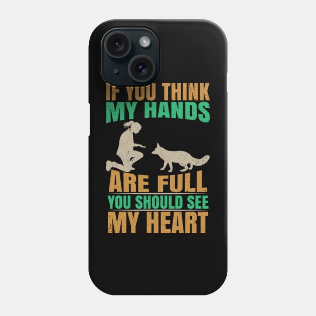 fox lovers Phone Case by reginaturner