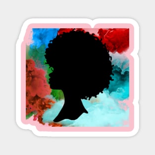 Black History Month - We Are All Human Stickers T-shirt Magnet