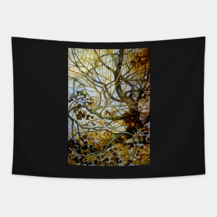 yellow leaves Tapestry