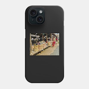 Mine Thauk Market Inle Lake. Phone Case