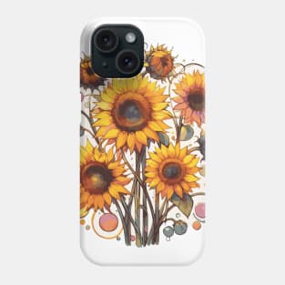 Sunflowers Blooming Phone Case