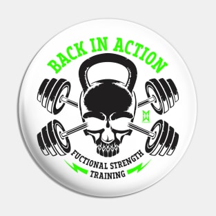 back in action Pin