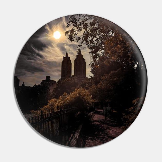 Central Park Sunset Manhattan New York City Pin by eleonoraingrid