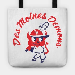 Defunct Des Moines Demons Baseball Team Tote