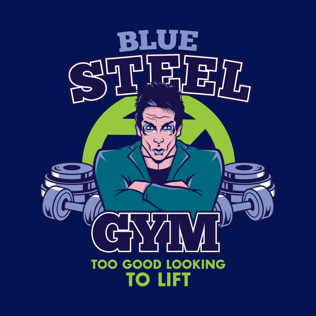 Blue Steel Gym by FOUREYEDESIGN