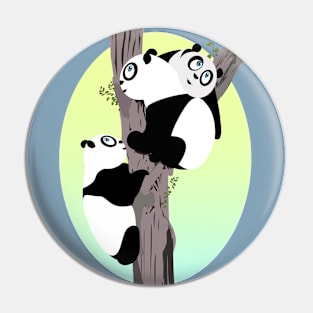 Pandas in a tree Pin