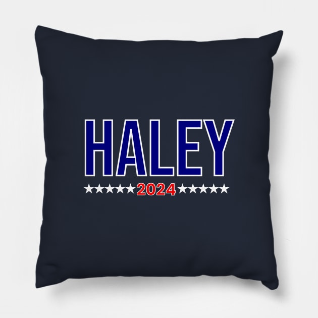 Nikki Haley Pillow by VianPrish