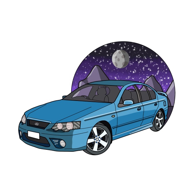 bf xr6 ford car by Artbychb