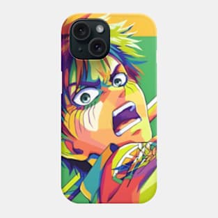 Eren jaeger wpap pop art Phone Case