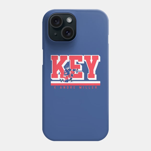 K'Andre Miller Key Phone Case by stevenmsparks
