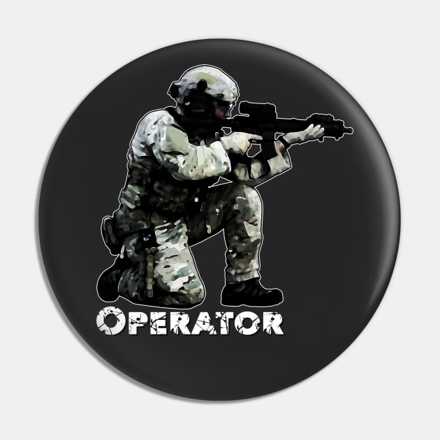 Operator - Green Pin by blackphantasm