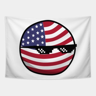 USA Countryballs Tapestry