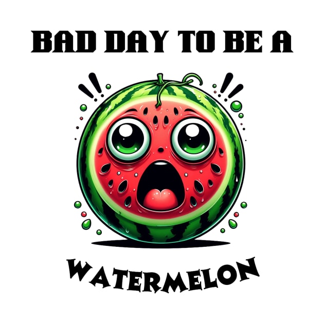 bad day to be a watermelon by jijo.artist