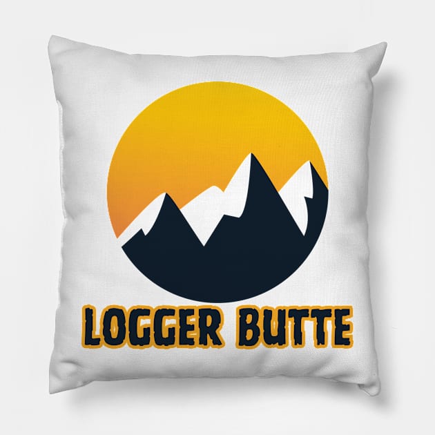 Logger Butte Pillow by Canada Cities