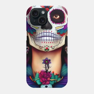 Dia De Los Muertos, day of the dead. Phone Case