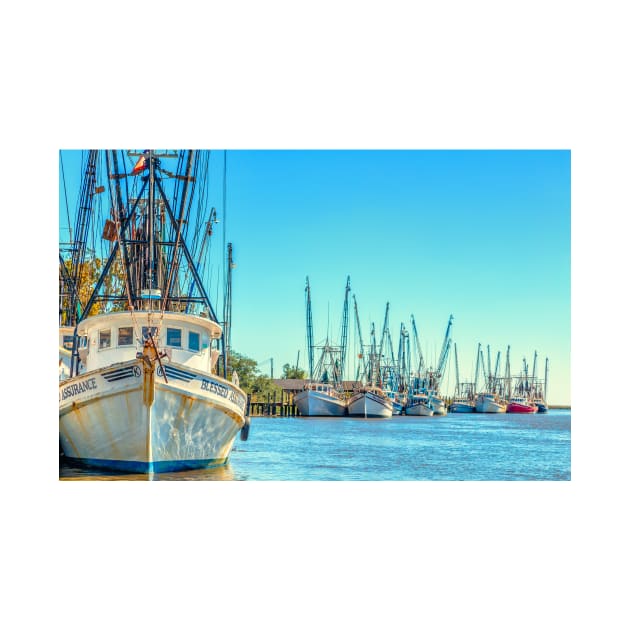 Darien Shrimp Boats by Gestalt Imagery