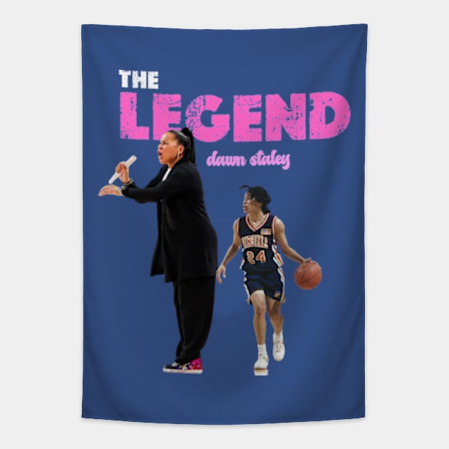 dawn staley coach  gift basketball women Tapestry by graphicaesthetic ✅