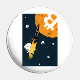 Up to the Stars : Bitcoin Edition Print Pin