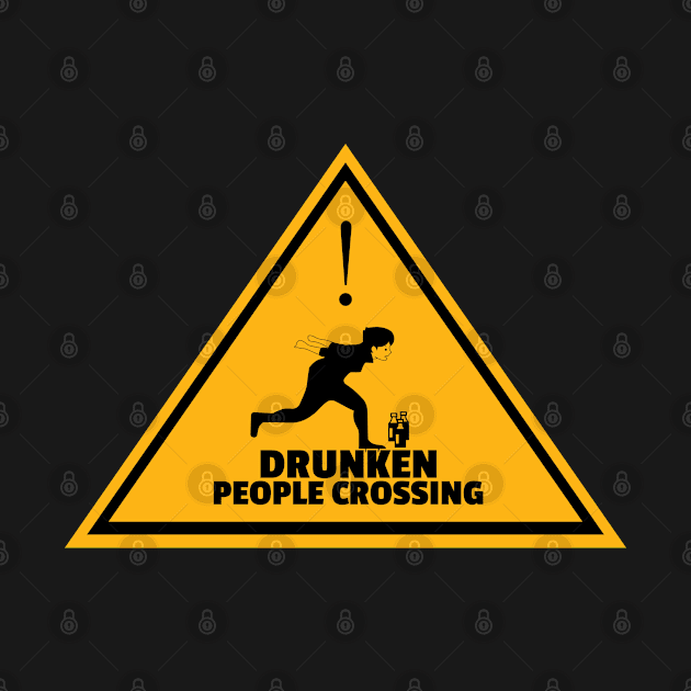 Drunken People Crossing by kindacoolbutnotreally