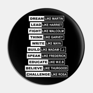 Black Month History Black Lives Matter T shirt Pin