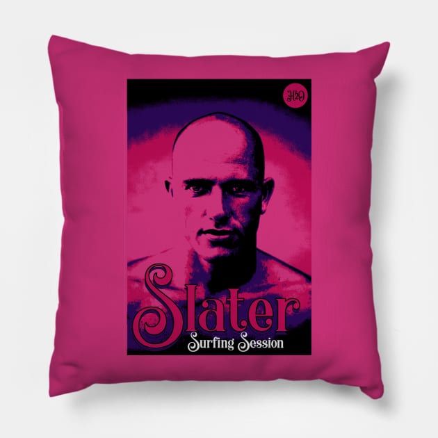 Slater Sunset Pillow by CTShirts