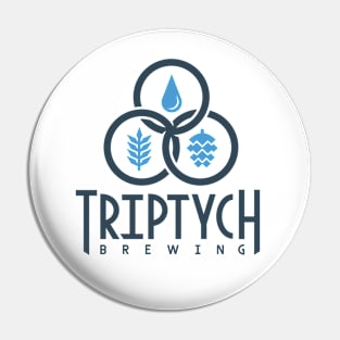 Triptych Modern Logo Pin