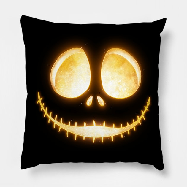 Scary Night-Pumpkin Version Pillow by ManuelDA