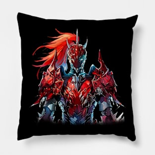 solo leveling igris red armor Pillow