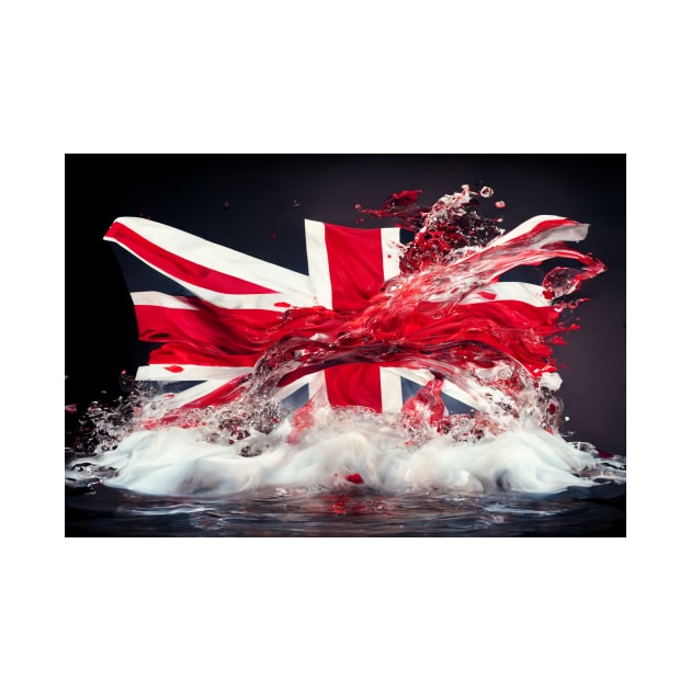 National Nations Flags - United Kingdom Flag - The Union Jack Flag by Unwind-Art-Work