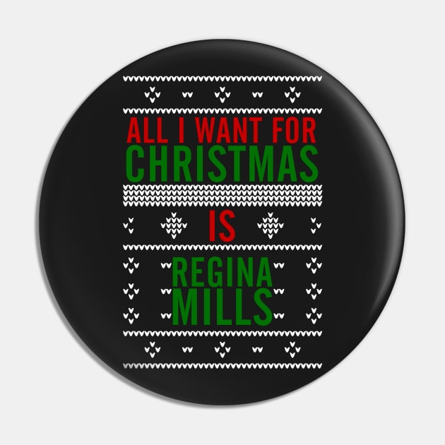 All I want for Christmas is Regina Mills Pin by AllieConfyArt